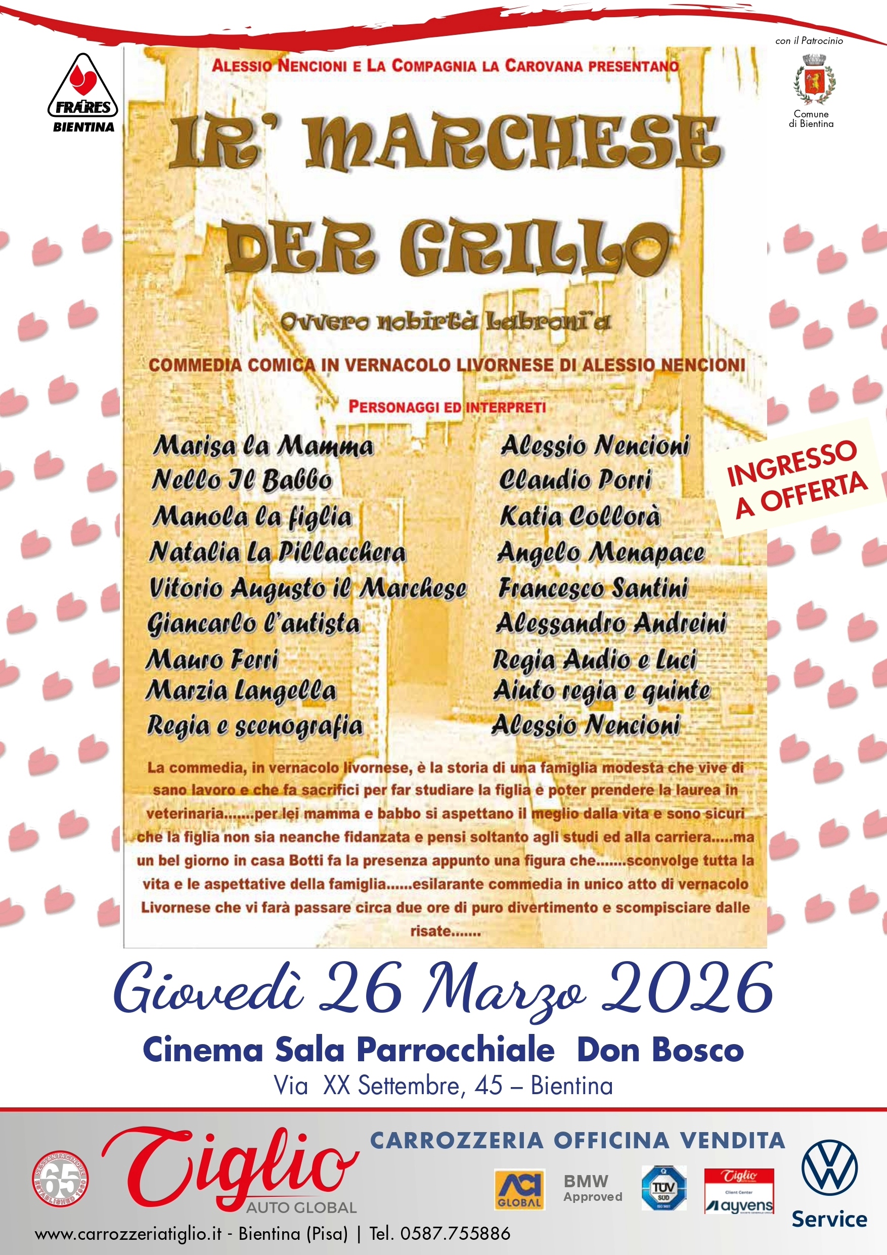 La serata del donatore